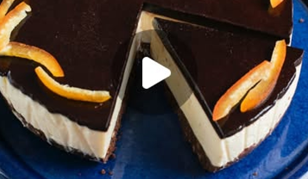 Cheesecake arancia e cioccolato
