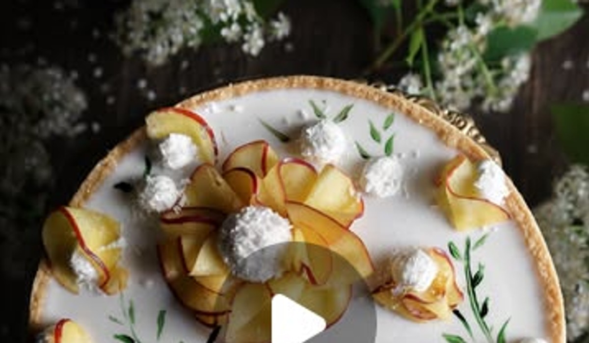 Crostata cocco e pesche