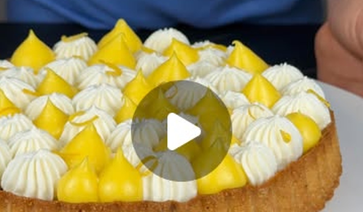 Crostata moderna al limone