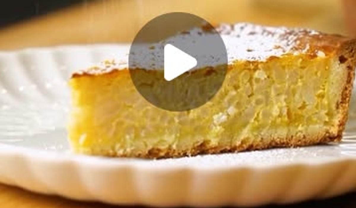 Torta di riso con frolla