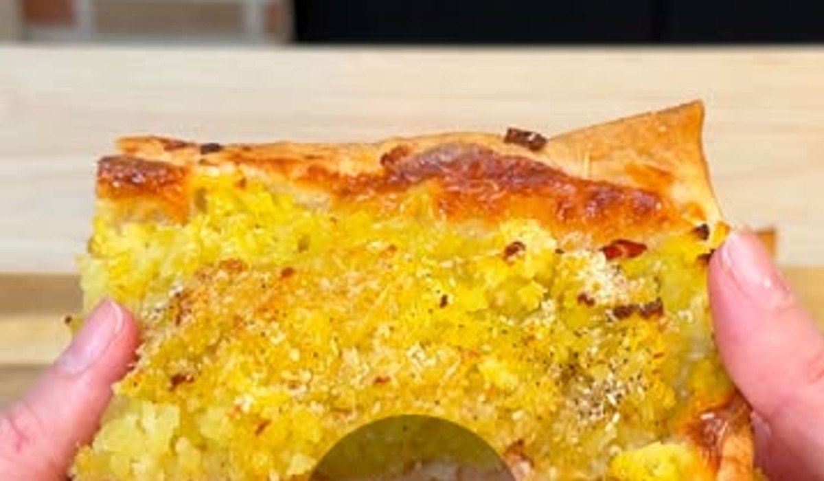 Schiacciata di patate e speck