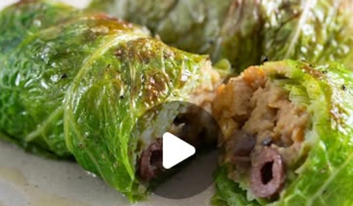 Involtini di verza e ceci